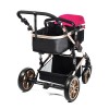 Teknum 3 in 1 Pram stroller - Strawberry Pink